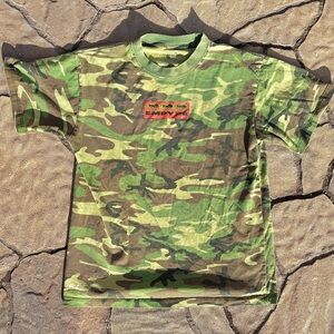 Empyre Camo Ant Graphic Y2K Skater T-Shirt Boxy Fit Size M